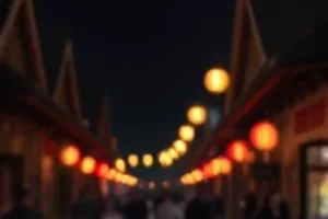 群像短剧《半城灯火》封面，一条街的窗户在夜色中次第亮起