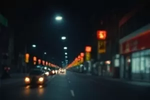 短剧《空椅与回声》封面，空旷礼堂中央一把孤零零的折叠椅