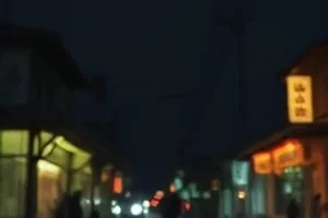悬疑长片《雾中列车》封面，浓雾里一列车灯微亮的夜行列车
